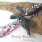 Black & Pink Eclectic, Crystals, Pearls, Chains, Ribbons Bracelets,#TrendyTreasuresByRamona