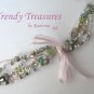 Eclectic Pearls, Crystals, Chains, Ribbons Bracelets, One-of-a-Kind,#TrendyTreasuresByRamona