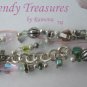 Eclectic Pearls, Crystals, Chains, Ribbons Bracelets, One-of-a-Kind,#TrendyTreasuresByRamona