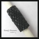 Opaque Black, Dreadlock Sleeve, Dread Bead, Braid Bead,#TrendyTreasuresByRamona
