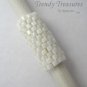 Ecru White, Dreadlock Sleeve, Dread Bead, Braid Bead,#TrendyTreasuresByRamona