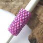 Hot Pink, Dreadlock Sleeve, Dread Bead, Braid Bead,#TrendyTreasuresByRamona