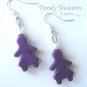 Adorable Magnesite Shape Earrings, Purple Little Girls, #TrendyTreasuresByRamona