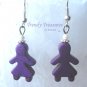 Adorable Magnesite Shape Earrings, Purple Little Girls, #TrendyTreasuresByRamona