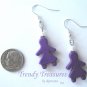 Adorable Magnesite Shape Earrings, Purple Little Girls, #TrendyTreasuresByRamona