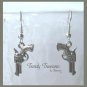 Small Pistol Earrings,Tibet Silver,Cowboy,Bandit, #TrendyTreasuresByRamona,