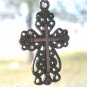 Celtic Scroll Style Cross Earrings,Tibet Silver, Charms,#TrendyTreasuresByRamona,