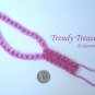 Hot Pink Crystals,Glass Pearls Slave Bracelet,Original,Mel B,Heidi Klume