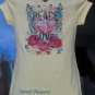 Peace Love Heart Design,Bling Rhinestone Embellished T-shirt,New,Yellow,#TrendyTreasuresByRamona