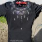 Sparkling Elegant Neckline Bling,Rhinestone Embellished T-shirt, New,Black,#TrendyTreasuresByRamona