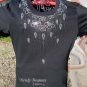 Sparkling Elegant Neckline Bling,Rhinestone Embellished T-shirt, New,Black,#TrendyTreasuresByRamona