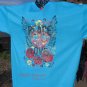 Peace Love Heart Design,Bling Rhinestone Embellished T-shirt,New,Turquoise,#TrendyTreasuresByRamona