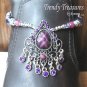 Boot Bracelet, Purple Vintage Style, Boot Bling, #TrendyTreasuresByRamona