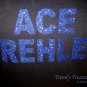 Ace Frehley, Original Design Bling Glitter Embellished T-shirt, New, Ace Frehley, KISS