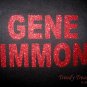 Gene Simmons, Original Design Bling Glitter Embellished T-shirt, New, Gene Simmons, KISS