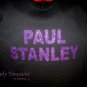 Paul Stanley, Original Design Bling Glitter Embellished T-shirt, New, Paul Stanley, KISS
