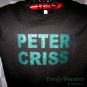Peter Criss, Original Design Bling Glitter Embellished T-shirt, New, Peter Criss, KISS