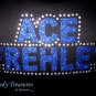 Ace Frehley, Original Design Rhinestones & Glitter Embellished T-shirt,Ace Frehley, KISS