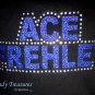 Ace Frehley, Original Design Rhinestones & Glitter Embellished T-shirt,Ace Frehley, KISS