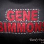Gene Simmons, Original Design Rhinestones & Glitter Embellished T-shirt, KISS