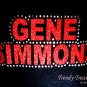 Gene Simmons, Original Design Rhinestones & Glitter Embellished T-shirt, KISS