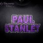Paul Stanley, Original Design Rhinestones & Glitter Embellished T-shirt, KISS