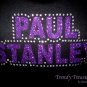 Paul Stanley, Original Design Rhinestones & Glitter Embellished T-shirt, KISS