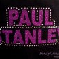 Paul Stanley, Original Design Rhinestones & Glitter Embellished T-shirt, KISS