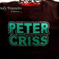 Peter Criss, Original Design Rhinestones & Glitter Embellished T-shirt, KISS