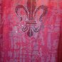 Pink Burn-Out T-shirt, Blinged-out, Fleur de Lis, Exclusive Design