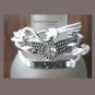 White Infinity Bracelet,Peace Sign, Wings, Love, Silver, #TrendyTreasuresByRamona
