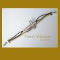 Gold, Black & Silver Infinity Bracelet, Sideways Cross Charm, #TrendyTreasuresByRamona
