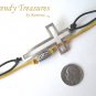 Gold, Black & Silver Infinity Bracelet, Sideways Cross Charm, #TrendyTreasuresByRamona