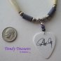 KISS Guitar Pick Necklace Paul Stanley Artisan Design, #TrendyTreasuresByRamona
