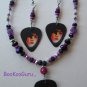 KISS Paul Stanley Guitar Pick Necklace Beaded Design, #TrendyTreasuresByRamona