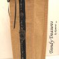 Wine Gift Bag, Hand-decorated, Black Jewels, Heavy-duty Jute, Strong Handles