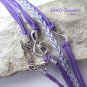Purple Infinity Bracelet,LOVE word, Music Note with Skull, Silver, #TrendyTreasuresByRamona