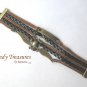 Brown & Black Infinity Bracelet,Wings,Skull,Dream,Antique Brass, #TrendyTreasuresByRamona