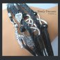 Black & Silver Infinity Bracelet,Giraffe,Owls Charms,#TrendyTreasuresByRamona