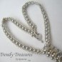 BareFoot Sandal,Silver Crystals, Ankle Bracelet, Beach, #TrendyTreasuresByRamona