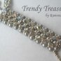 BareFoot Sandal,Silver Crystals, Ankle Bracelet, Beach, #TrendyTreasuresByRamona
