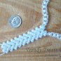 BareFoot Sandal,White Crystals, Ankle Bracelet, Beach, #TrendyTreasuresByRamona
