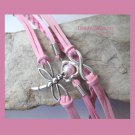 Pink Infinity Bracelet,Dragonfly,Heart,Pearl,Silver, #TrendyTreasuresByRamona