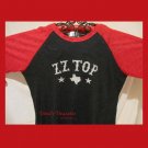 Z Z Top Logo, Bling Glitter Embellished  Burnout Style T-shirt, New