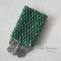 Emerald Green, Dreadlock Sleeve, Dread Bead, Charm Dangle, Stock 558 #TrendyTreasuresByRamona
