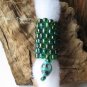 Iridescent Green, Skull Charm, Dreadlock Sleeve, Dread Bead, Stock 553 #TrendyTreasuresByRamona