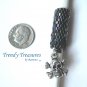 Iridescent Rainbow Dreadlock Sleeve, Dread Bead, Skull Charm, Stock 535 #TrendyTreasuresByRamona