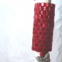 Bright Red, Dreadlock Bead, Dread Sleeve, Butterfly Charm, Stock 534 #TrendyTreasuresByRamona