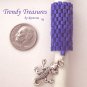 Ocean Blue Dreadlock Bead, Dread Sleeve, Gecko Charm, Stock 532 #TrendyTreasuresByRamona