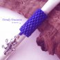 Ocean Blue Dreadlock Bead, Dread Sleeve, Gecko Charm, Stock 532 #TrendyTreasuresByRamona